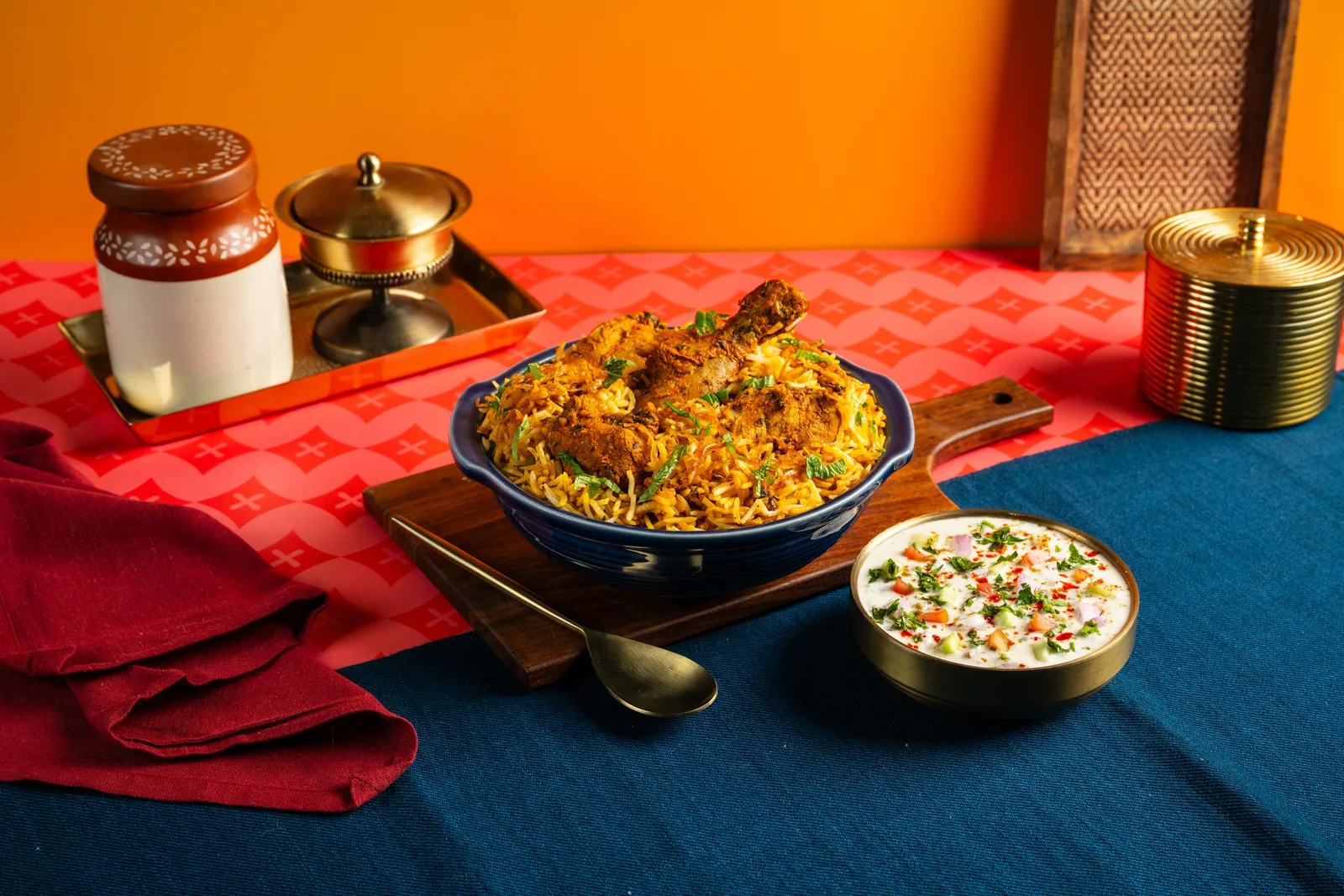 Chicken biryani, Turmeric Co. Bengaluru